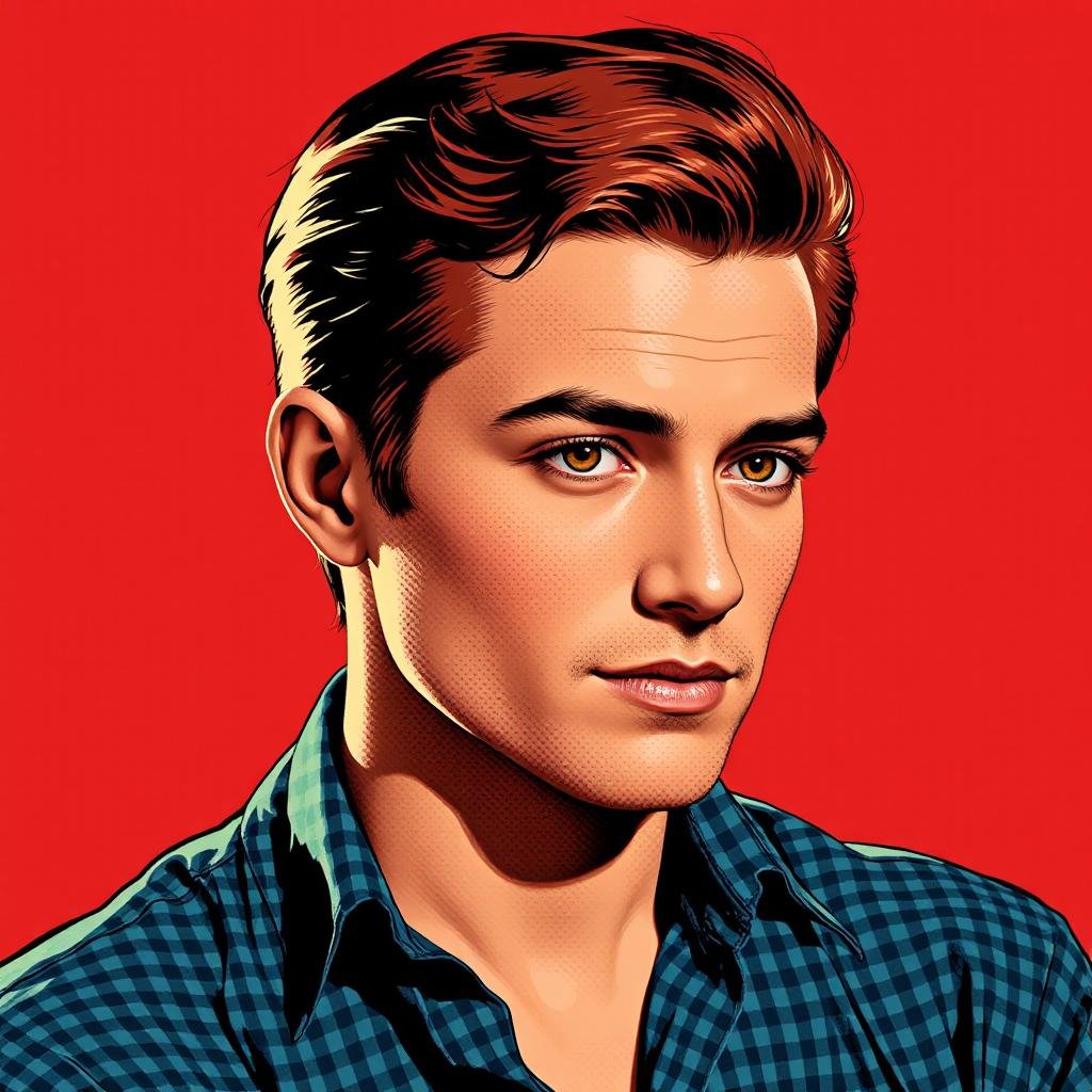 Mannrote Haarefotor Ai 2025100414138